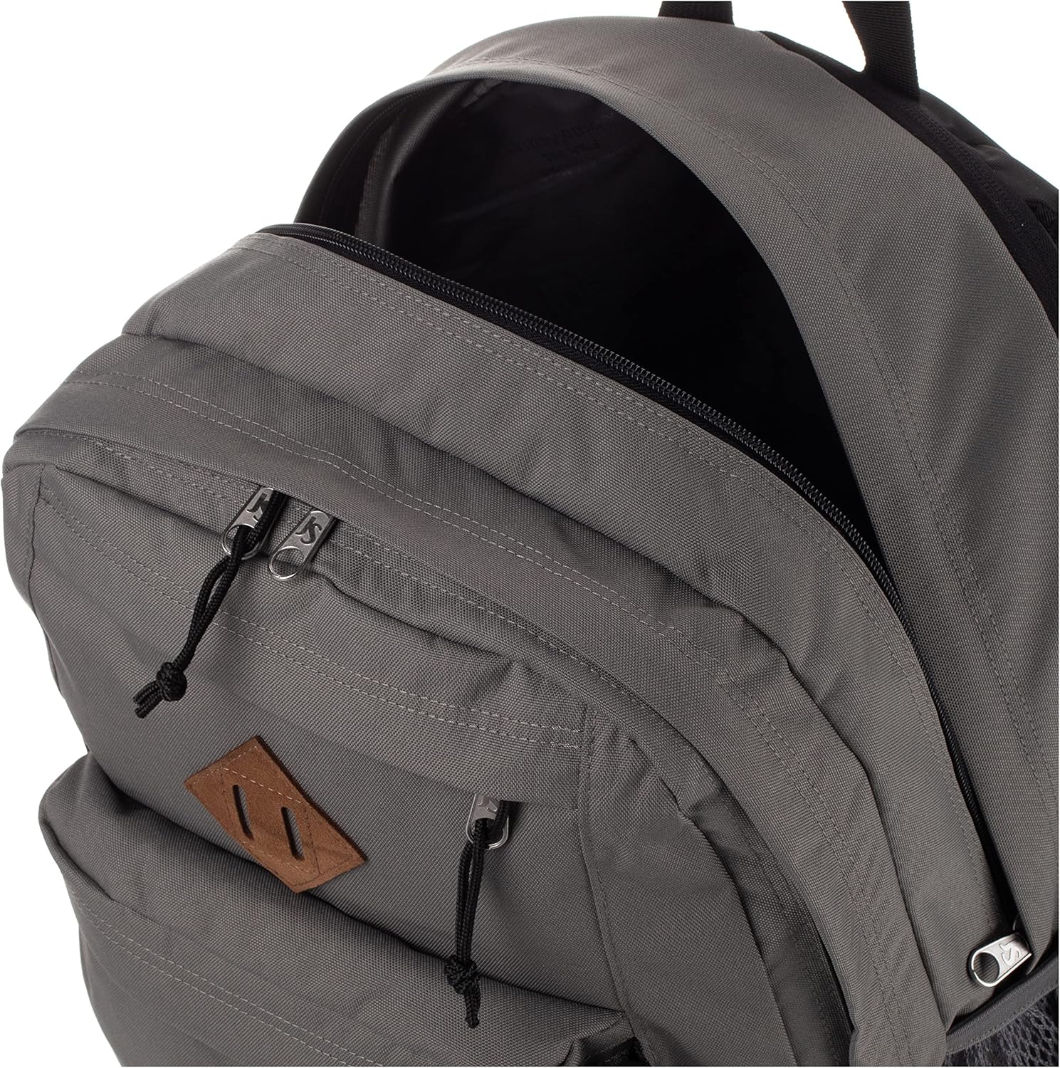 JanSport Main Campus Backpack - Travel or Work backpack w 15-Inch Laptop Sleeve and Dual Water Bottle Pockets, Graphite Grey - Image 5